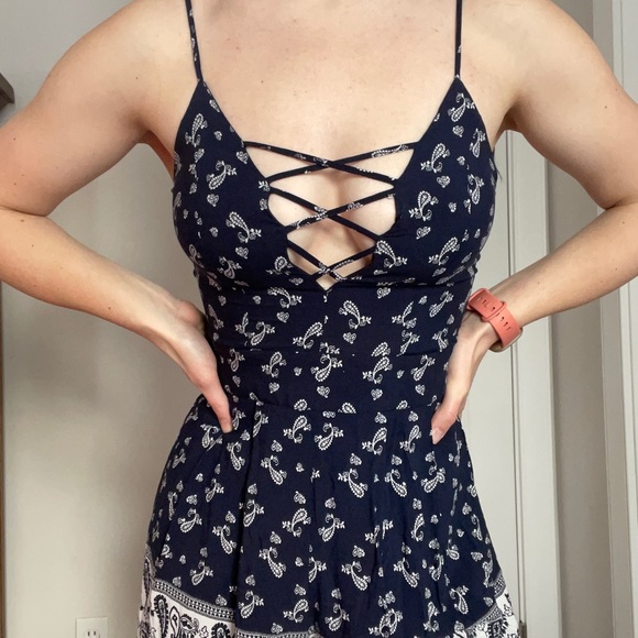 Blue romper Resortwear - Picture 3 of 7